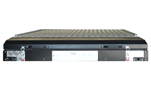 Clamshell Roof Top Tent Classic -Closed Handle End View